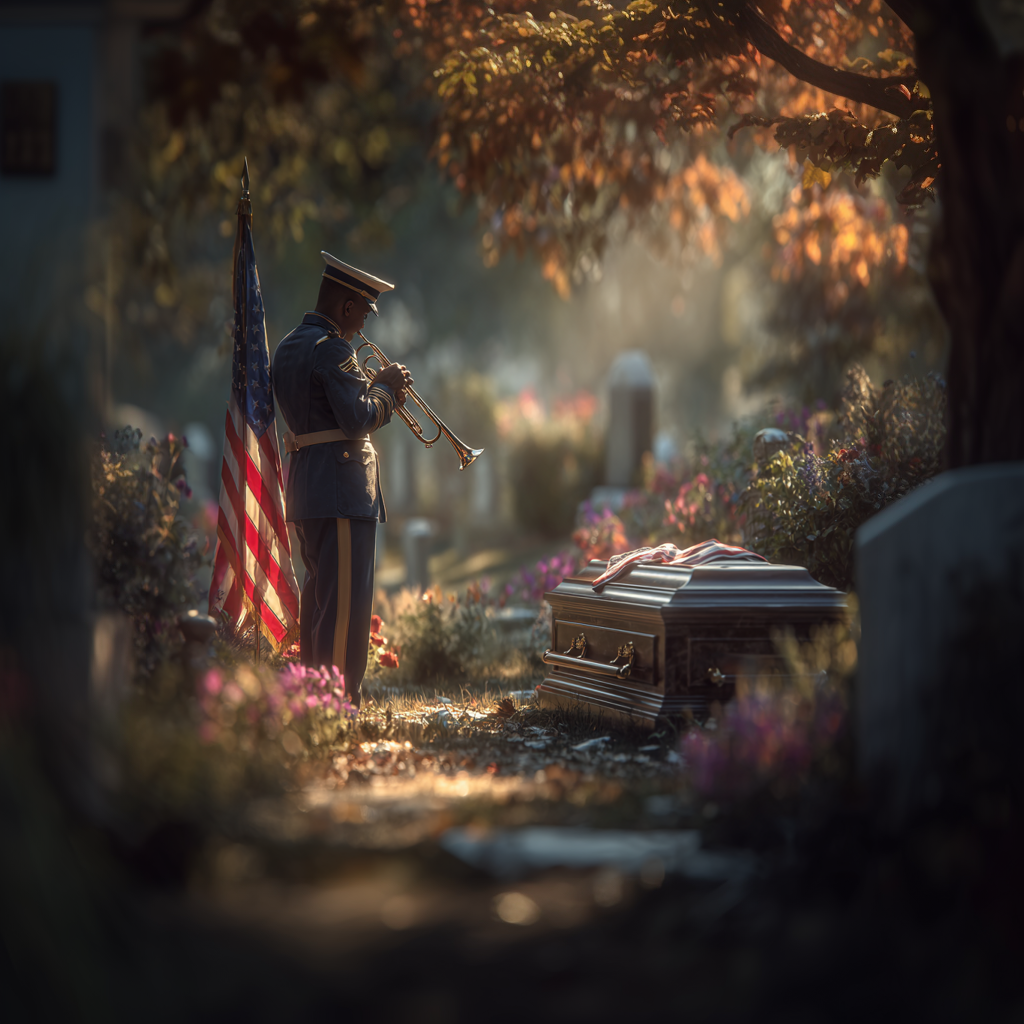 Veteran's Funeral Bennie Smith Funeral Home Maryland